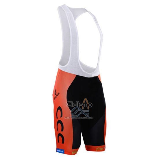 Ccc Ropa Ciclismo Culotte Corto 2015 Mangas Cortas Negro y Naranja